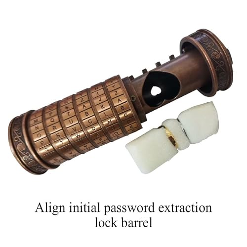 Romantic Christmas Gift Mini Code Cryptex Lock Box Creative(E)