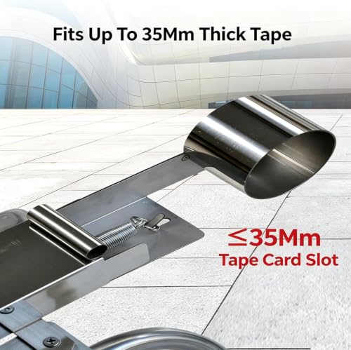 Manual Carton Sealing,Desk Tape Dispenser,Max Tape Width 55mm,Max Roll Thickness 35mm,Easy-to-Use Packaging Equipment with Stand