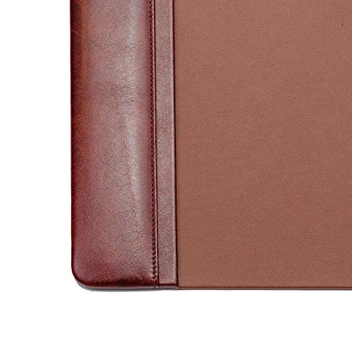 Dacasso Leather Desk Calendar pad, 34 x 20, Mocha, P3050