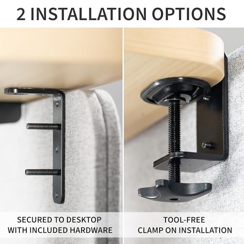 VIVO Gray Clamp-on 60 x 24 in Privacy Panel, PP-1-V060G