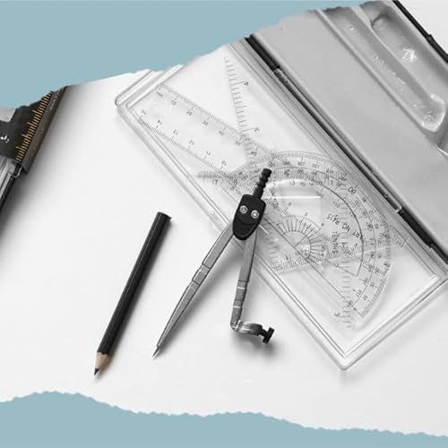 Alloy Compass Multifunctional Stationery Set