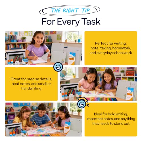 Enday Back to School Supplies for Kids, School Supply Box Grades K-5 (Grey, 100 Kits)