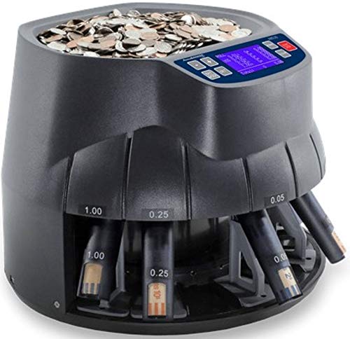 AccuBANKER AB510 Coin Counter, Sorter and Wrapper with Thermal Printer