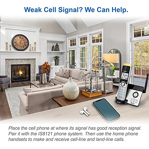 VTech IS8121-4 Super Long Range Cordless Phone, 4 Handsets