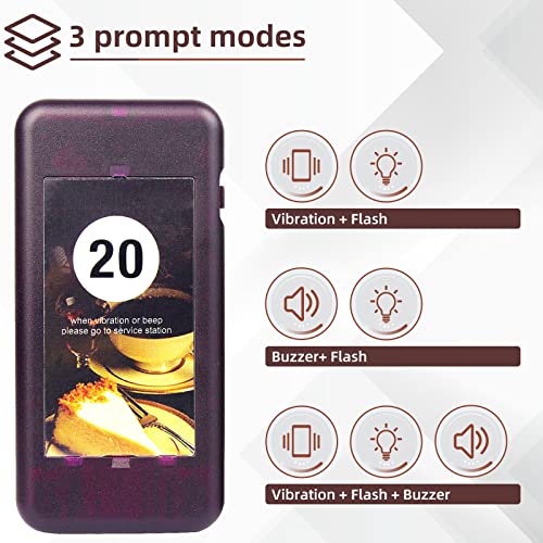 Retekess T111 Restaurant Pager System, Buzzers for Restaurant, 20 Beepers