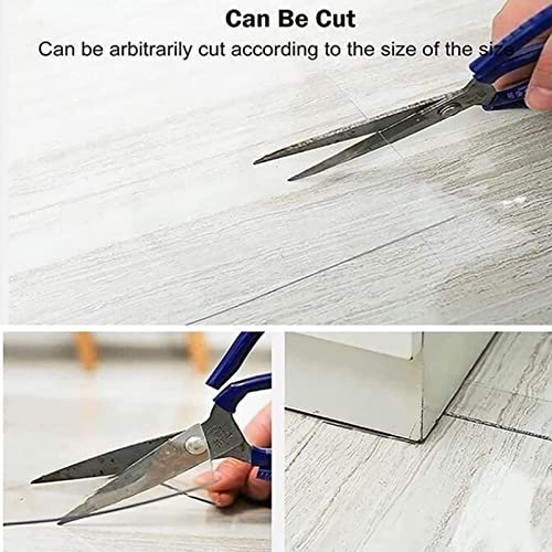 Hard-Floor Chair Mats 1.5mm clear pvc sheet Area Rug Large Clear Vinyl Runner Rug for Hard Wood/Tile Floor, Extra Long Plastic Hallway Carpet Protector, Door Mats, Indoor Outdoo,70-150cm wide Multiple