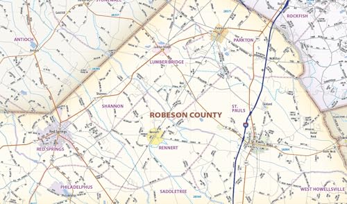 Fayetteville NC Laminated Wall Print (60” wide x 48” high)