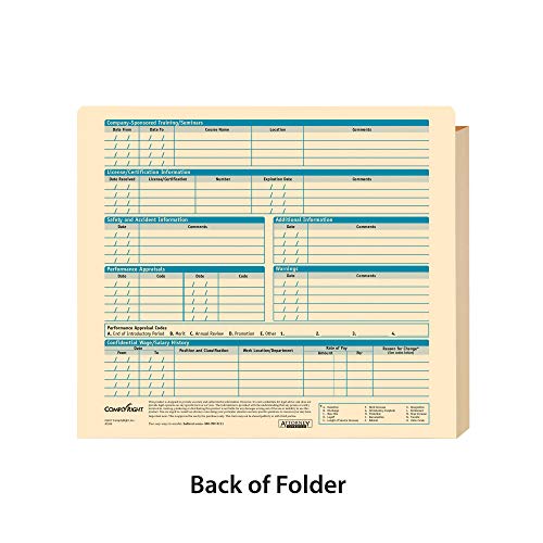ComplyRight Confidential Personnel Pocket Expandable File Folder