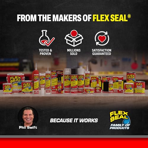 Flex Tape Strong Rubberized Waterproof Tape, Clear, 8 in x 25 ft, 1-Pack