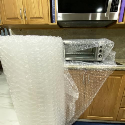 Bubble Cushioning Wrap Roll 48" Wide x 100 ft - Medium Bubbles 5/16", Clear