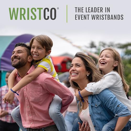 500 WristCo Variety Pack Cloth Event Wristbands – Plastic Closure
