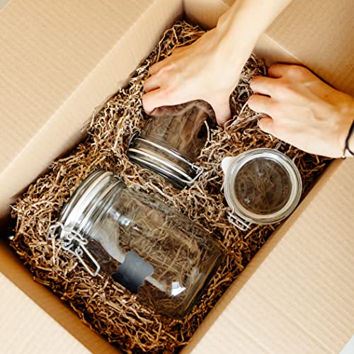 Creative Deco 2.20 lbs ECO Kraft Shredded Tissue Paper | Basket Box Hamper