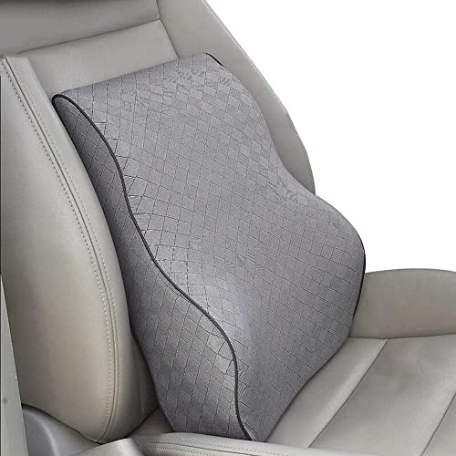 UIOLCFF Lumbar Pillow-Waist Support Pillow, Memory Foam Back Cushion for Car Seats, Office/Computer Chairs and Wheelchairs for Pain Relief