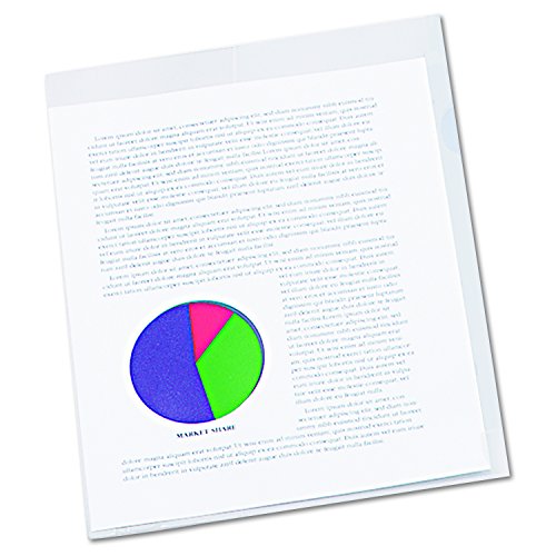 Pendaflex Color Jacs Transparent File Jackets, Letter Size, Poly, Clear, 50 per Box (61504EE)
