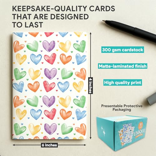Decorably 110 Pack 4x6in All Occasion Assorted Blank Cards Bulk