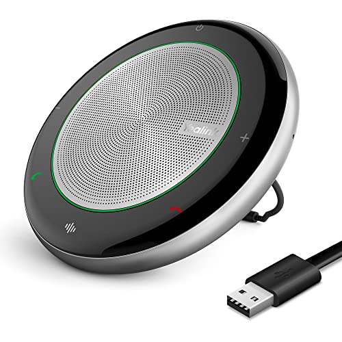 Yealink Bluetooth Speakerphone Conference Microphone Teams Certified CP700 USB Full Duplex Noise Reduction Algorithm Home Office 360° Voice Pickup (Package Without dongle)