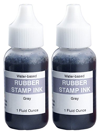 Infusion 7" x 8" Extra Large Industrial Stamp Ink Pad, Your Go to Large Stamp Ink Pad for Bright Color, Even Coverage and Durability, Gray Stamp Pad