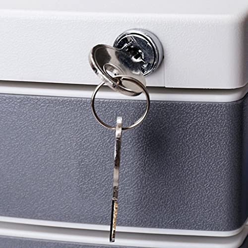BDPP Storage File Rack File Holder Multi-Layer Desktop Organizer File Rack Drawer with Lock File Sorter Suitable for Office,Home and School School Home Office Folder (Color : A)