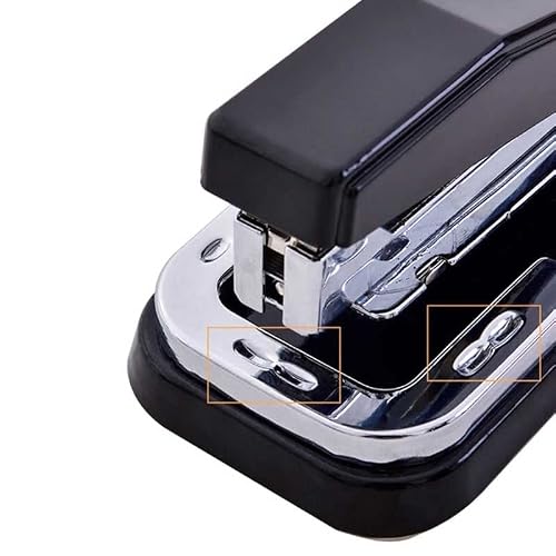 MPPSGDPZ 360 Degree Rotating Stapler Desktop with Staples Chisel for Office Stationery School