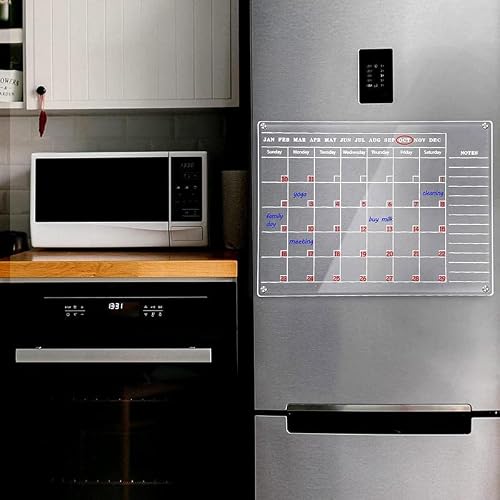 Magnetic Board Planner Daily Weekly Monthly Fridge Calendar