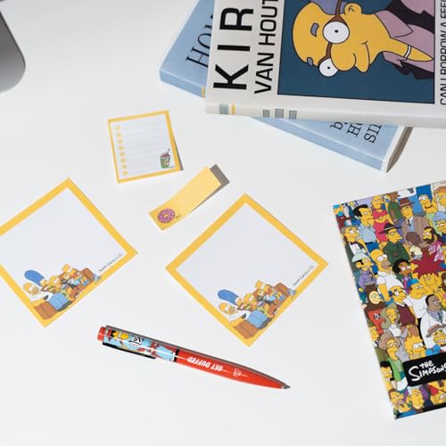 Grupo Erik The Simpsons Weekly Planner & Sticky Notes Set - Gifts, Merch