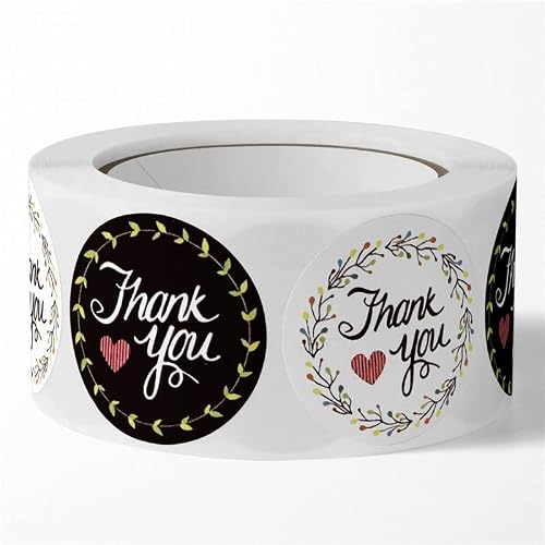 VIAENKFG Labels Thank You Stickers Pretty Gift Cards Baking Envelope Sealing Label
