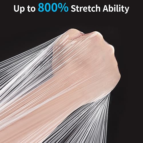 JARLINK Stretch Film, 15" x 1000' Shrink Wrap for Pallet Wrap, 80 Gauge