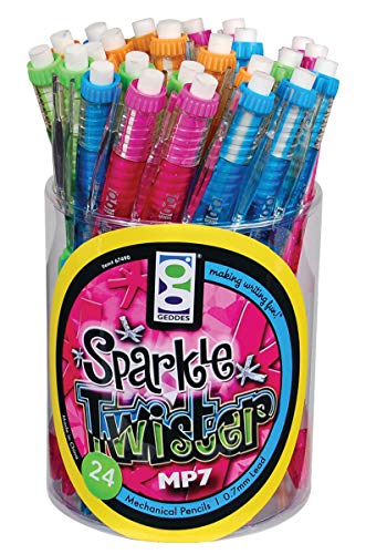 Sparkle Twister 0.7mm Mechanical Pencil Case Pack 96