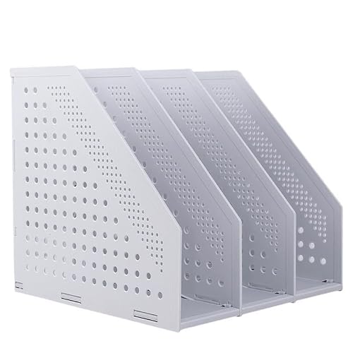 Desk File Organizer, Foldable File Rack Storage Box Shelf Book Stand Desk Multi-Layer Frame