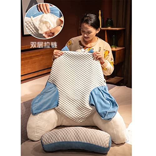 AFPSDLFJDLS Ice Silk Lumbar Pillow Office Seat Cushion Bed Back