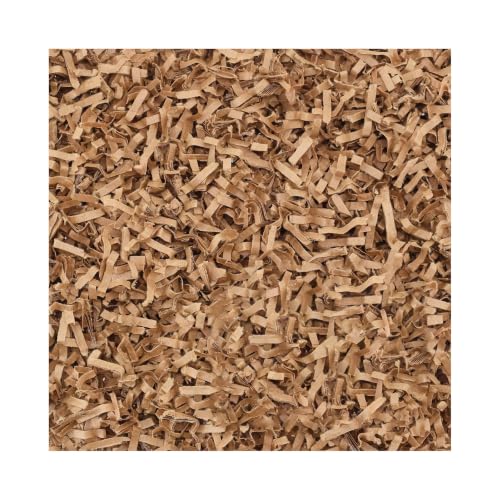 Confetti Cut Kraft Paper Shred Filler, Moving, Gift Wrapping