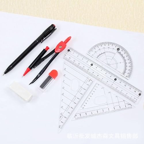 AFPSDLFJDLS Practical Compass Learning Alloy Ruler