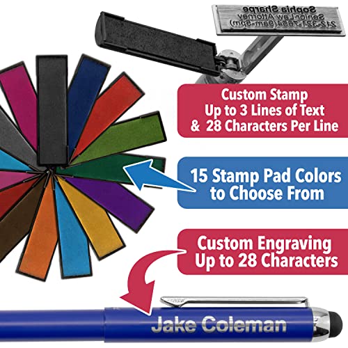Heri Metal Stamp Pen with Free Engraving - Black