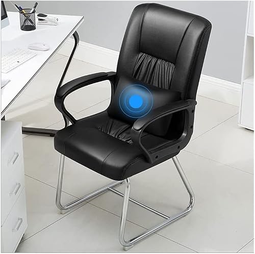 Office Desk Chairs Office Chair Pu Faux Leather Desk Chair Ergonomic Computer Chair with Armrests Comfortable Managerial Chairs Executive Chairs Lumbar Support