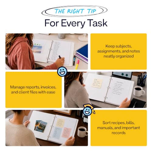 Enday 0.5 in Bulk 24Pack White 3 Ring Binder Clear View Presentation Binder 3-Ring Presentation View Binder with Internal Pockets Heavy Duty Bulk Pack for School, Teacher Classroom & Office Supplies.