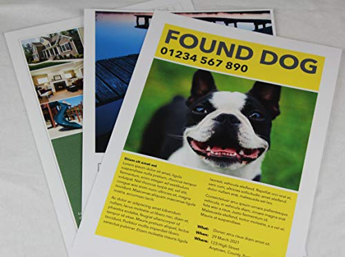 PPD 50 Sheets 8.5x14" Double Sided Brochure and Flyer Paper Matte