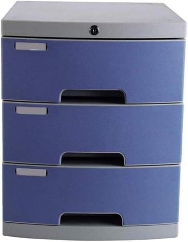 UYCVT File Cabinet Flat Stationery 3-Shelf Lockable Desktop Storage Cabinet Plastic Office File Cabinet Storage Cabinet