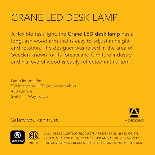 ADS360 AD9100-12 Crane LED Desk Lamp