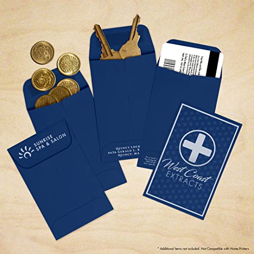LUXPaper #1 Coin Envelopes | 2 1/4" x 3 1/2" | Navy Blue | 80lb. Text | 1,000 Qty