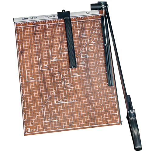 A3 Guillotine Paper Cutter Trimmer, 18" Wood Paper Trimmer