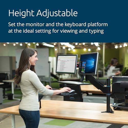Kensington Dual Monitor Smart Fit Sit/Stand Workstation (K52796WW)