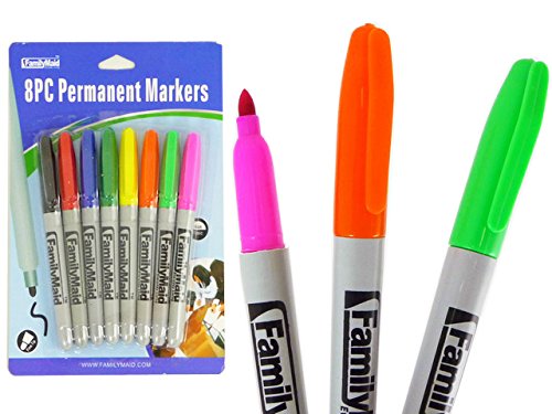 DollarItemDirect Marker Permanent 8 pcs Assorted Colo, Case of 144
