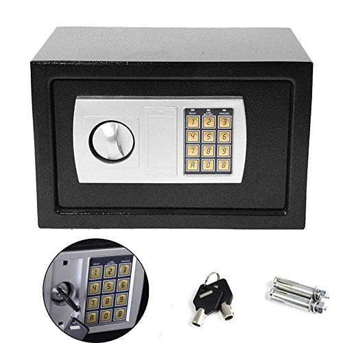 TBLOTYD Safe Box,Electronic Digital Safe Box Lar16 Litre Volume for Home Hotel/Gray/16L ，Black-8.5L