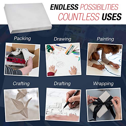 BOX USA White/Gold Crinkle Paper Filler (10lb Case) - Shredded Paper for Basket Stuffing, Shipping, Packaging, Confetti, Crafts & Holidays - Crinkle Cut