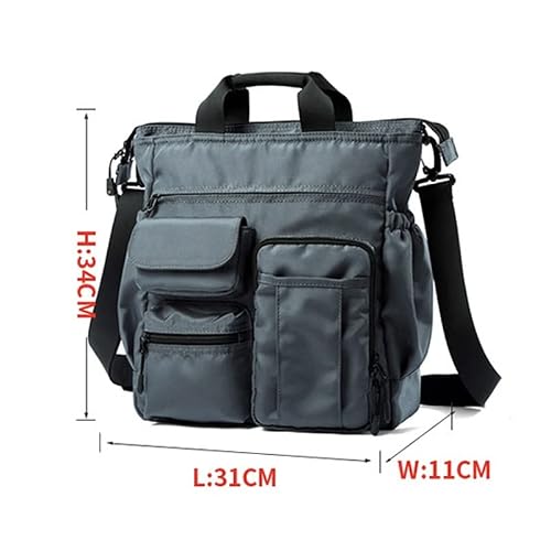 Clutch Large Business Messenger Bag Waterproof Briefcase Laptop Shoulder