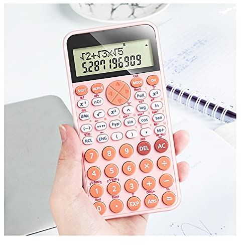 Calculator New Science Function Big Large Screen Calculator 240 Functions Solar and Battery Two Ways Power Fraction Hyperbolic for Students(E)