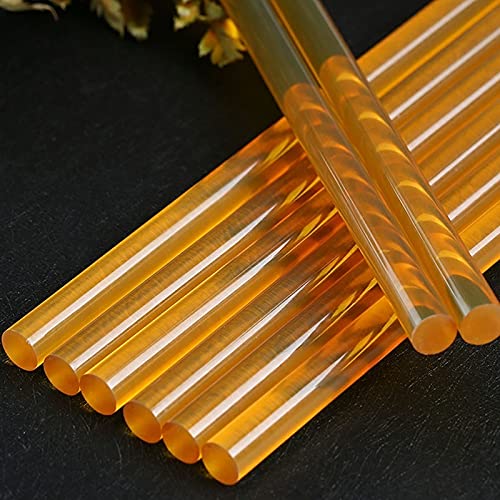 ZTBH Hot Melt Glue Sticks 30 Pcs Polyamide Hot Melt Glue Stick, 150 Degree 11mm Temperature Black White Glue Rod, for Glue Gun Adhesive Glue Melt Glue Stick