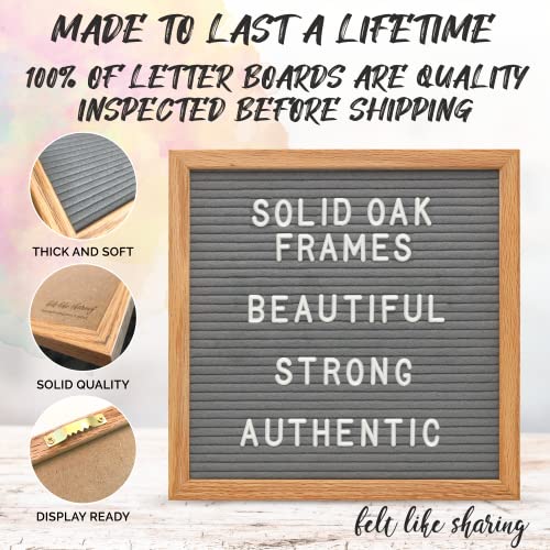 Felt Like Sharing Felt Letter Board – Seafoam Green (10x10, 300 Letters)