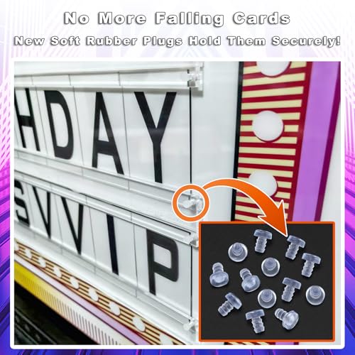 LED Bottle Service Sign with Color Change, 4 Letter Sets & 2 Number Kit