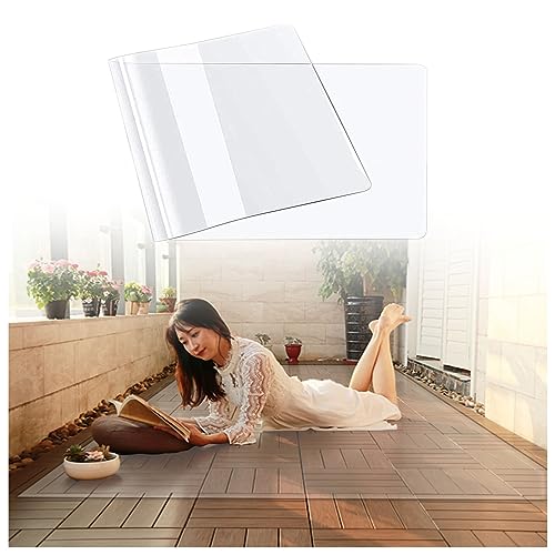 Hard-Floor Chair Mats 1.5mm clear pvc sheet Area Rug Large Clear Vinyl Runner Rug for Hard Wood/Tile Floor, Extra Long Plastic Hallway Carpet Protector, Door Mats, Indoor Outdoo,70-150cm wide Multiple